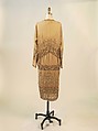 Dress, House of Lanvin (French, founded 1889), silk, metal, French